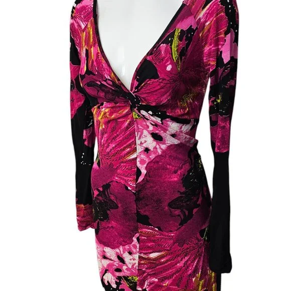 Roberto Cavalli Wellness Line Y2K Shirt Dress, Tunic, Cover Up, Mesh, Size S - Picture 8 of 8